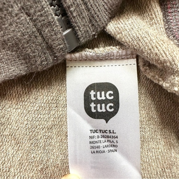 ⭐️ 5 for $25 TUC TUC Spain I AM WOLF Toddler Jacket Front Zipper 18 Mo - Picture 7 of 8